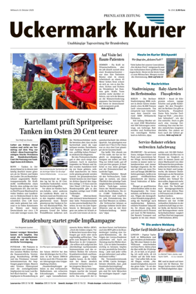 Cover of Prenzlauer Zeitung