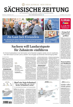 Cover of Sächsische Zeitung (Bautzen- Bischofswerda)