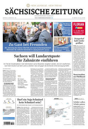 Cover of Sächsische Zeitung  (Hoyerswerda)