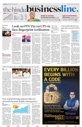 Cover of BusinessLine (Bangalore)