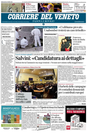 Cover of Corriere del Veneto (Padova e Rovigo)