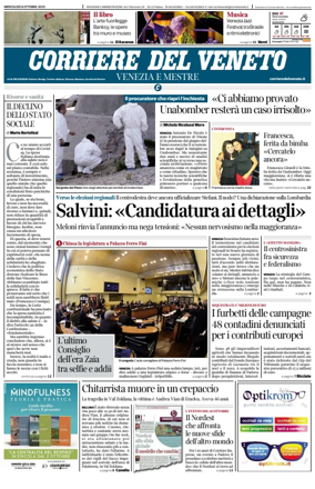Cover of Corriere del Veneto (Venezia e Mestre)