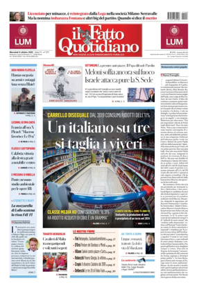 Cover of Il Fatto Quotidiano