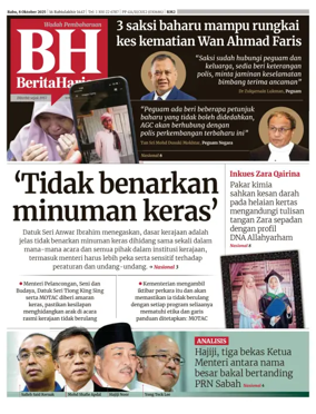 Cover of Berita Harian