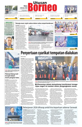 Cover of Utusan Borneo (Sarawak)