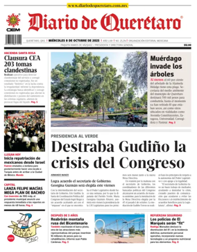Cover of Diario de Queretaro