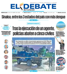 Cover of El Debate de Culiacán