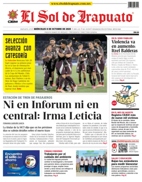 Cover of El Sol de Irapuato