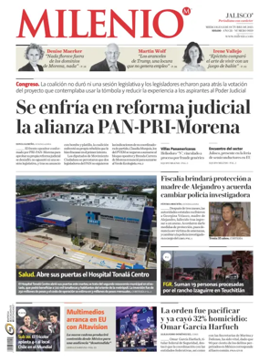 Cover of Milenio Jalisco