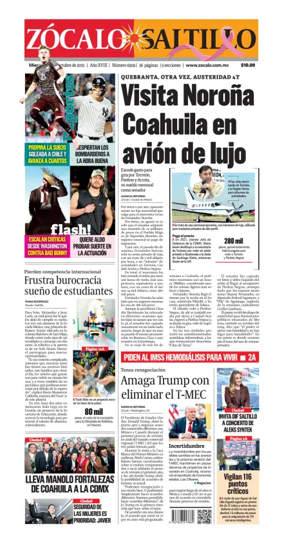 Cover of Zócalo Saltillo