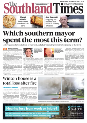 Cover of The Southland Times