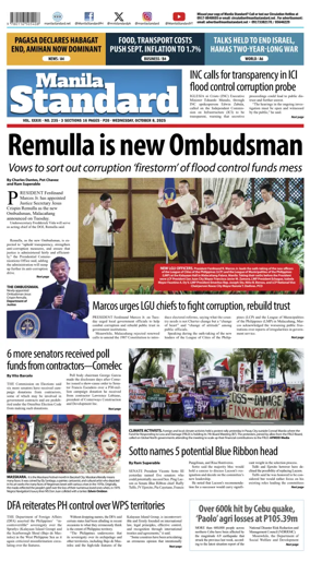 Cover of Manila Standard