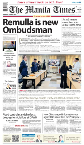 Cover of Manila Times