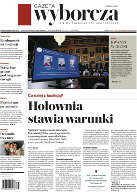 Cover of Gazeta Wyborcza
