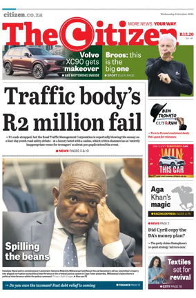 Cover of The Citizen (KZN)