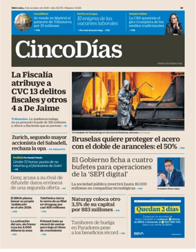 Cover of Cinco Días