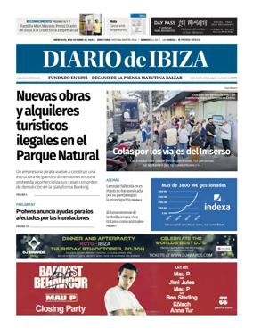 Cover of Diario de Ibiza