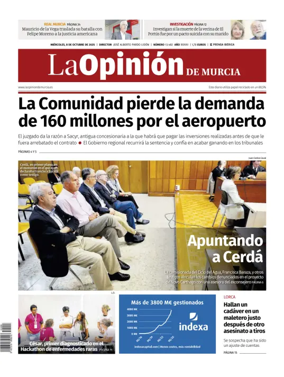 Cover of La Opinión de Murcia