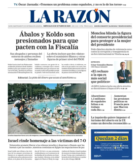 Cover of La Razon (Levante)