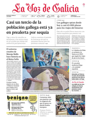 Cover of La Voz de Galicia (Carballo)