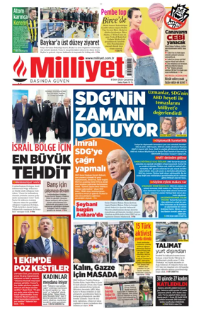 Cover of Milliyet