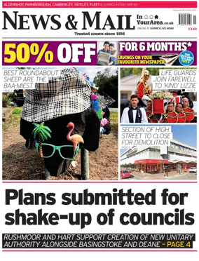 Cover of Aldershot News & Mail