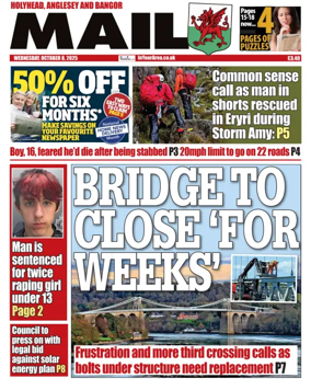Cover of Bangor Mail