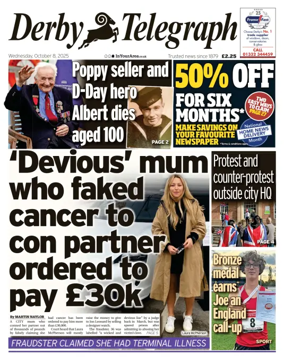 Cover of Derby Telegraph