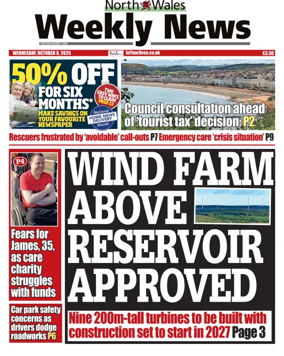 Cover of North Wales Weekly News