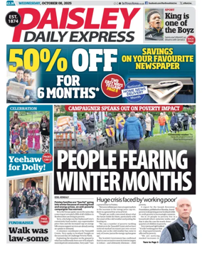 Cover of Paisley Daily Express