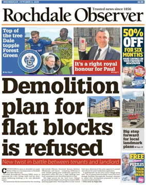 Cover of Rochdale Observer