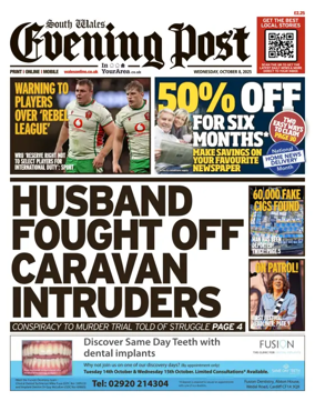 Cover of South Wales Evening Post