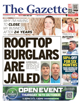 Cover of Teesside Evening Gazette