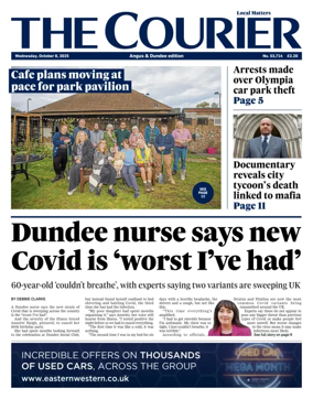 Cover of The Courier & Advertiser (Angus and The Mearns Edition)