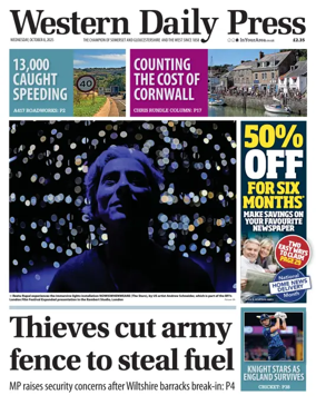 Cover of Western Daily Press