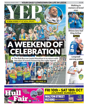 Cover of Yorkshire Evening Post