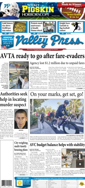 Cover of Antelope Valley Press