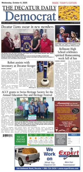 Cover of The Decatur Daily Democrat