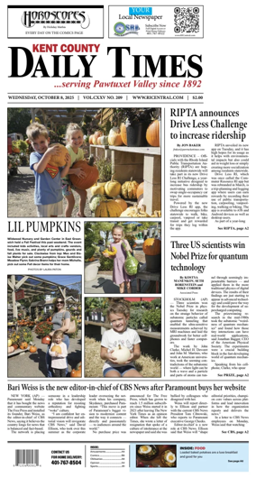 Cover of Kent County Daily Times