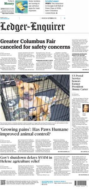 Cover of Ledger-Enquirer