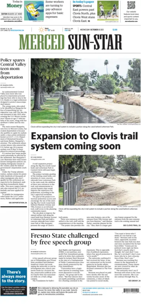 Cover of Merced Sun-Star