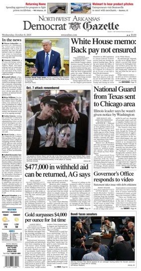 Cover of Northwest Arkansas Democrat-Gazette