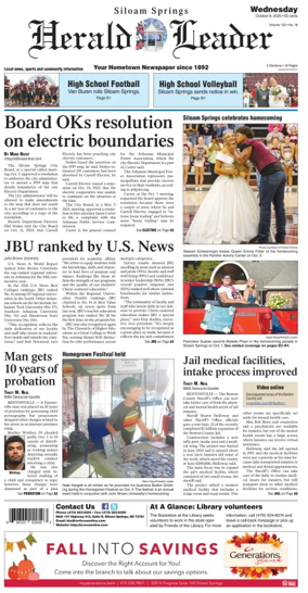 Cover of Siloam Springs Herald Leader