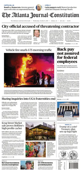 Cover of The Atlanta Journal-Constitution