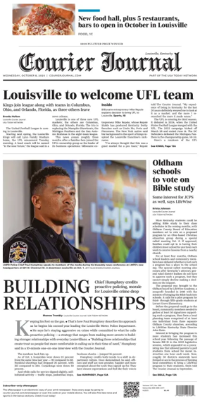 Cover of The Courier-Journal (Louisville)