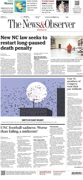 Cover of The News & Observer