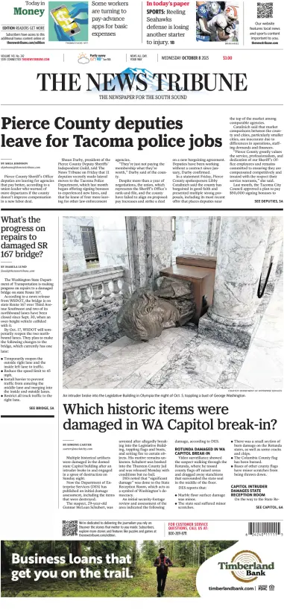 Cover of The News Tribune