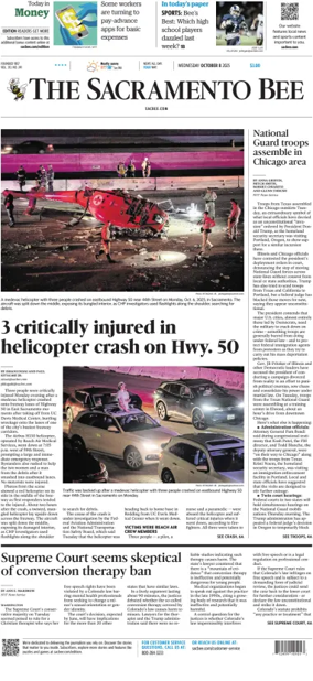 Cover of The Sacramento Bee