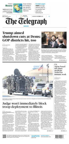 Cover of The Telegraph (Macon)