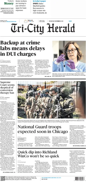 Cover of Tri-City Herald